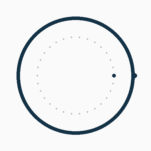 Animated orbital illustration